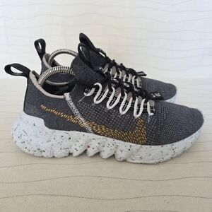 Nike Mens Space Hippie 01 'Black Wheat' Athletic Shoes Sneakers CZ6148-002 Sz 7